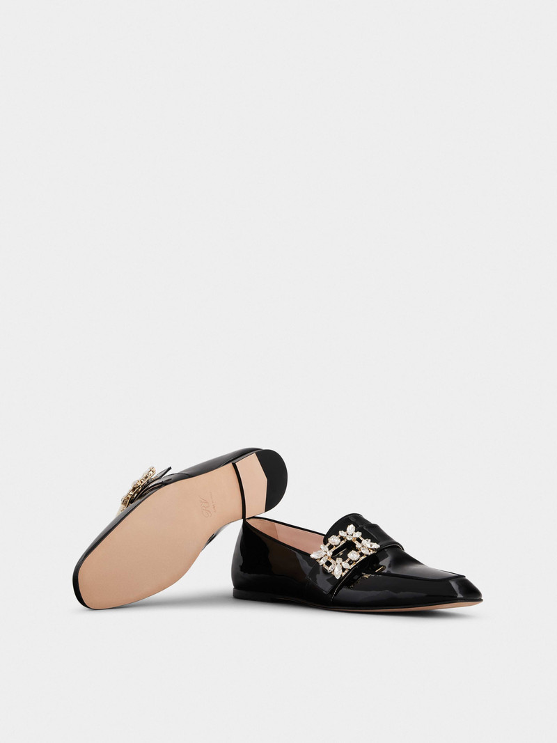Mini Broche Vivier Buckle Loafers in Patent Leather 6