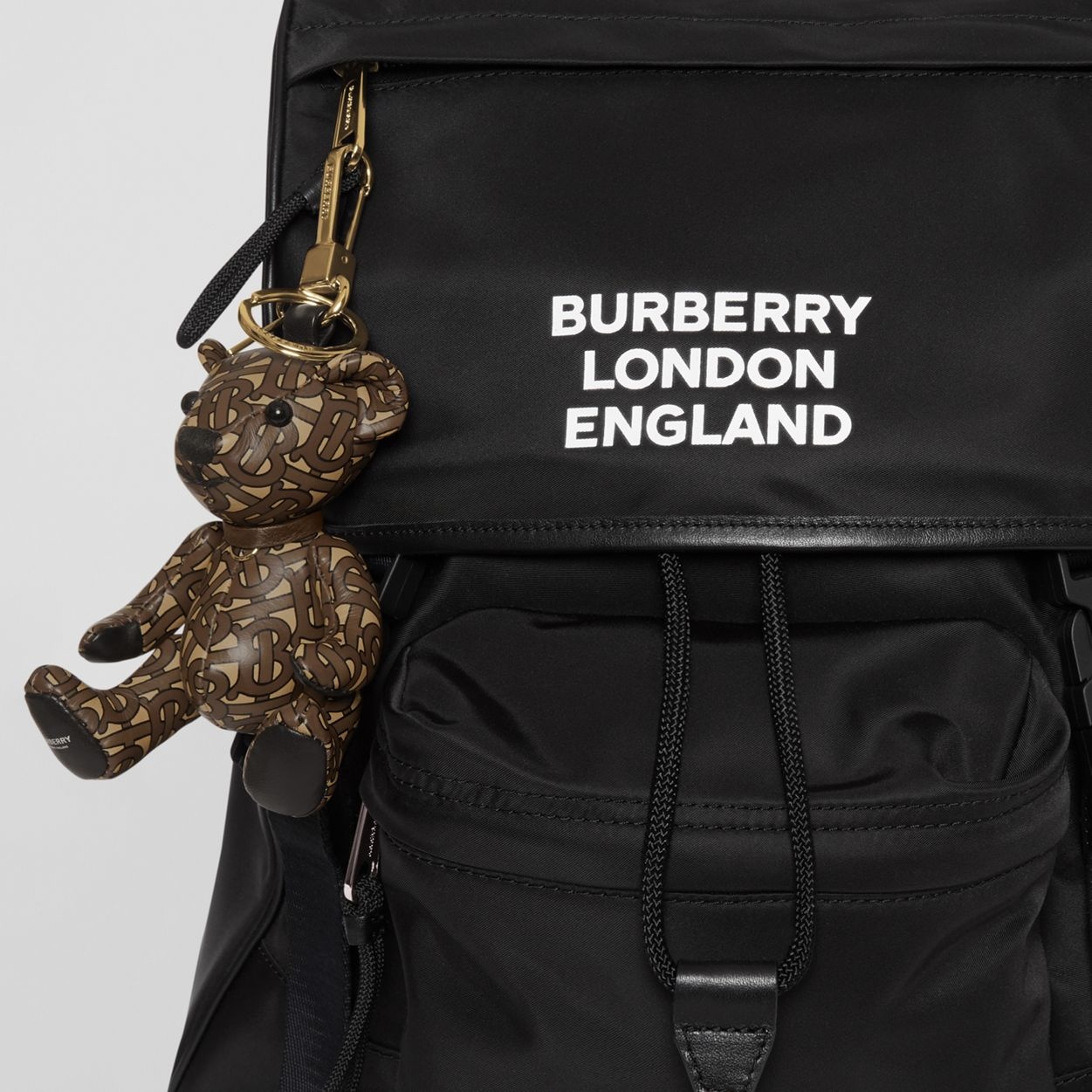 Thomas Bear Charm in Monogram Print Leather - 5