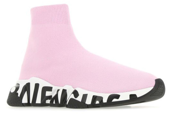 (WMNS) Balenciaga Speed Trainer 'Midsole Graffiti - Light Pink' 605942W2DB75691 - 3