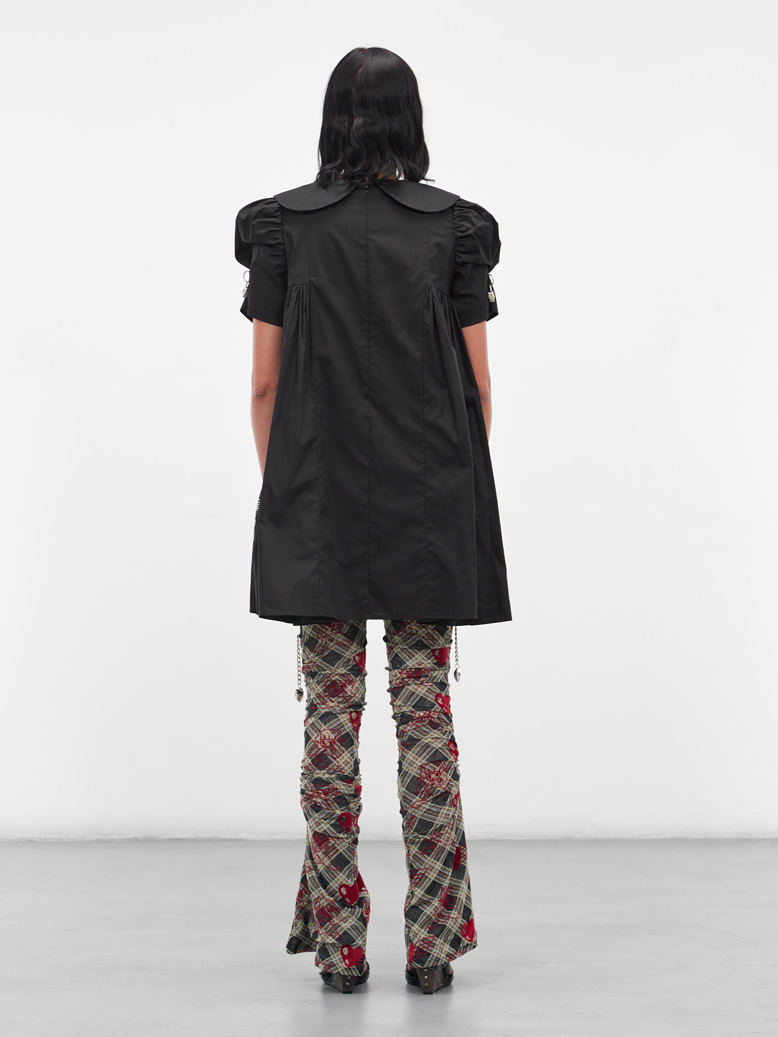 Black Alibi Patch Turnlock Dress - 3