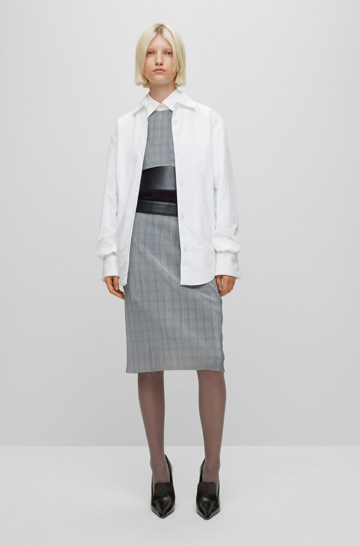 OVERSIZE, PADDED COTTON-POPLIN SHIRT JACKET - 3