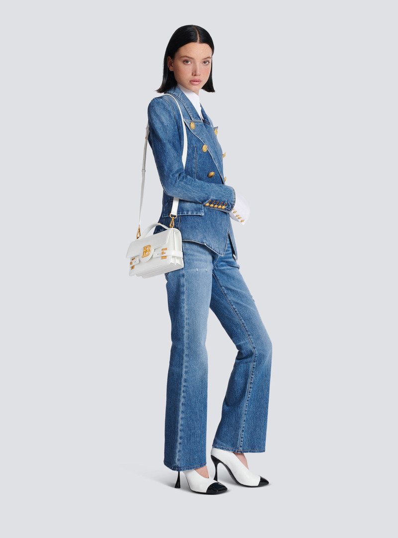Balmain B-Buzz Shoulder 24 calfskin bag outlook