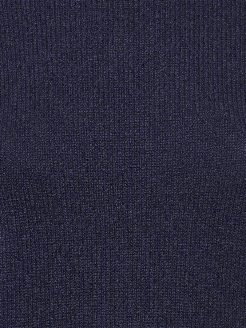 Cashmere Turtleneck Sweater in Navy 2