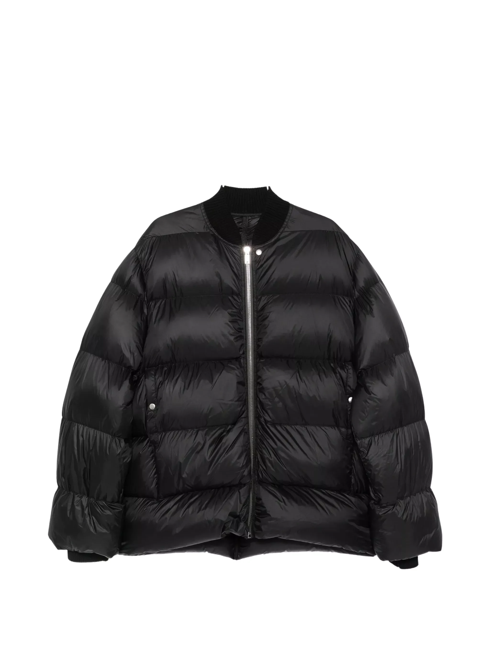 Classic Flight Padded Jacket with Zip Closure - 1