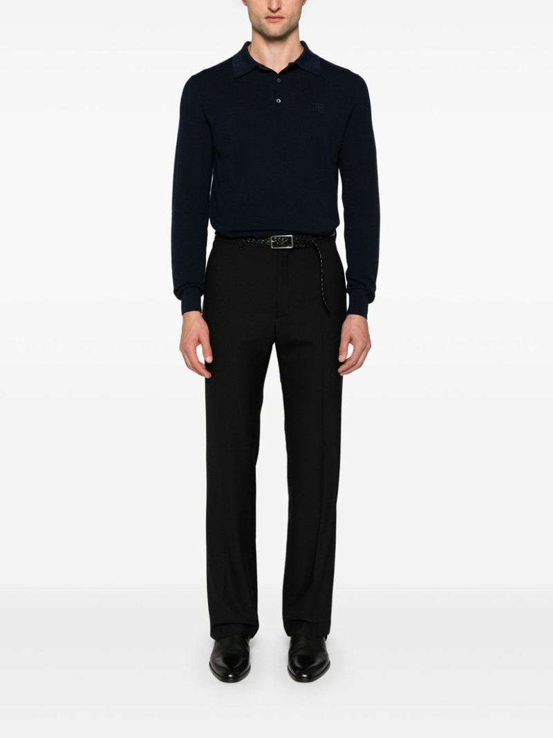 Ralph Lauren logo-embroidered polo jumper outlook