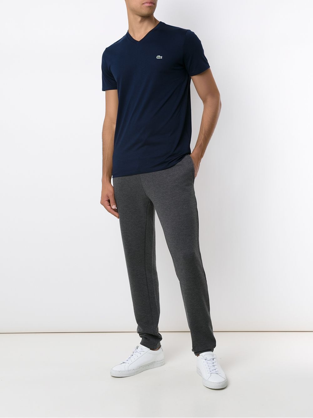 LACOSTE TH671021 166 Marinho  Natural (Veg)->Cotton - 2