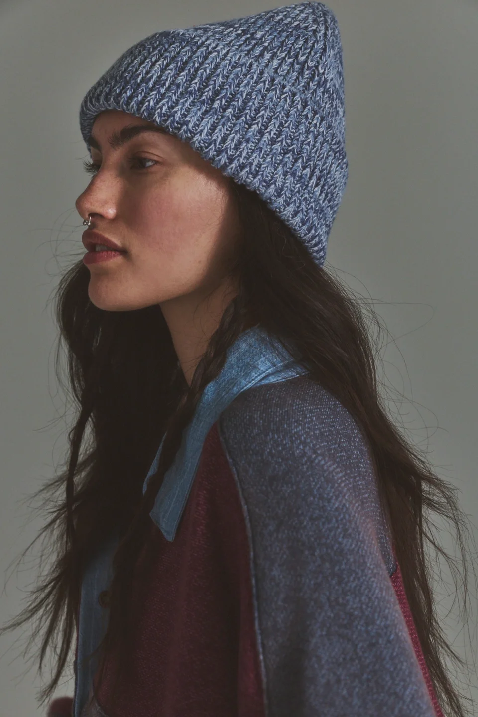 So Marled Cotton Beanie - 1