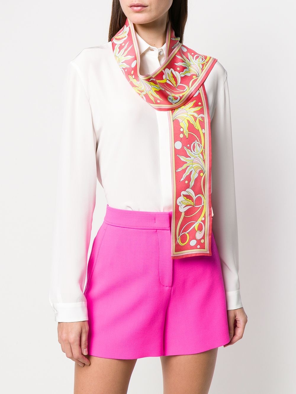 Printed Silk-Twill Scarf - 2