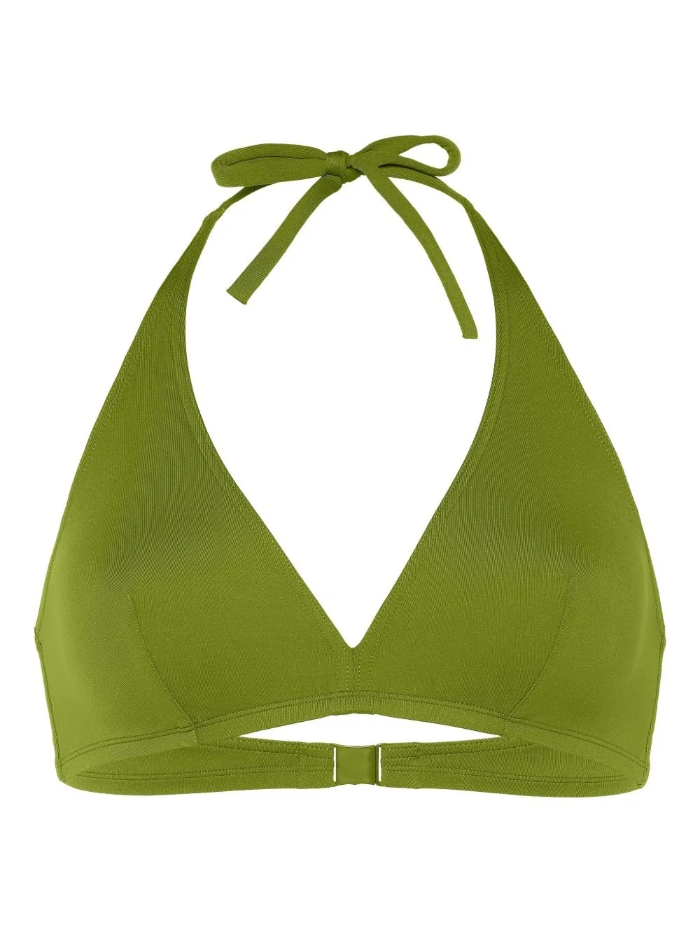 Gang tie-back triangle bikini top - 1