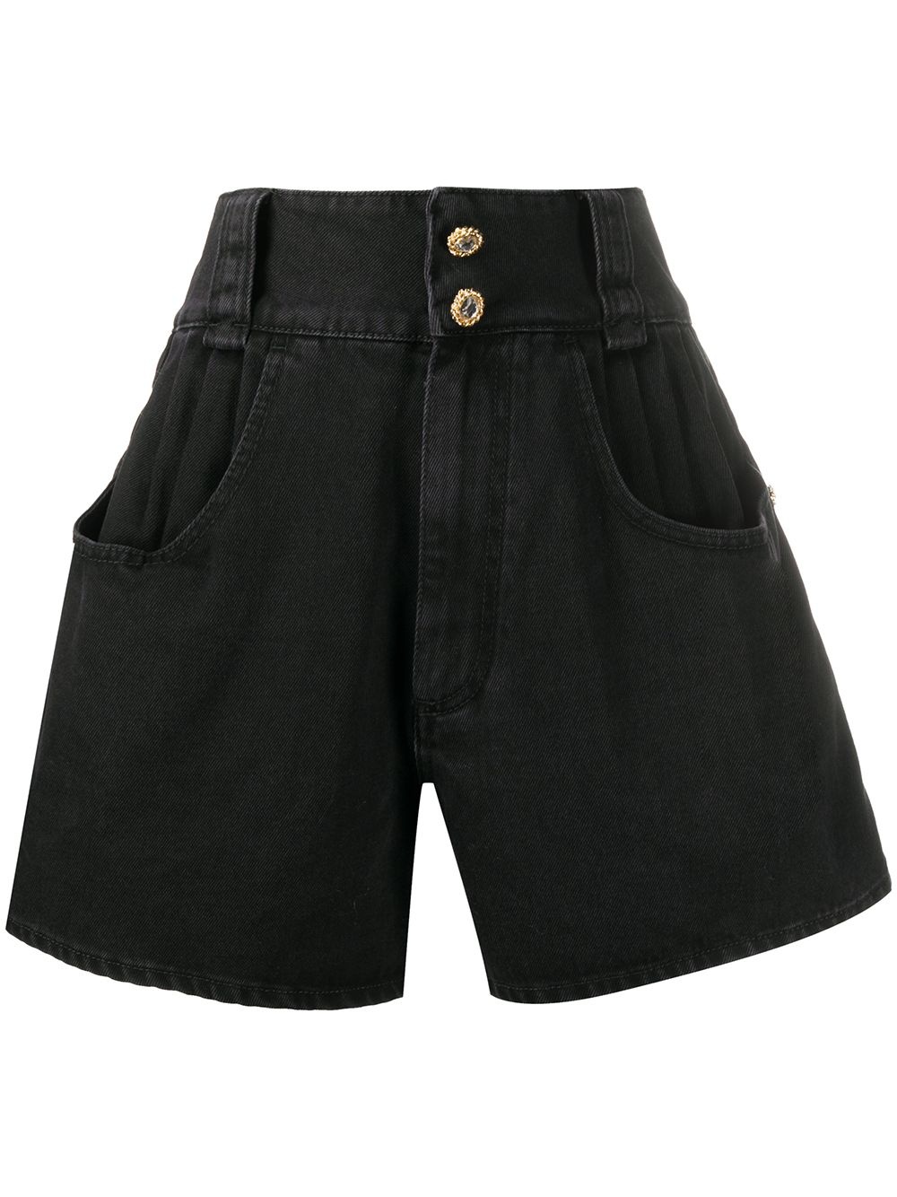 flared style shorts - 1