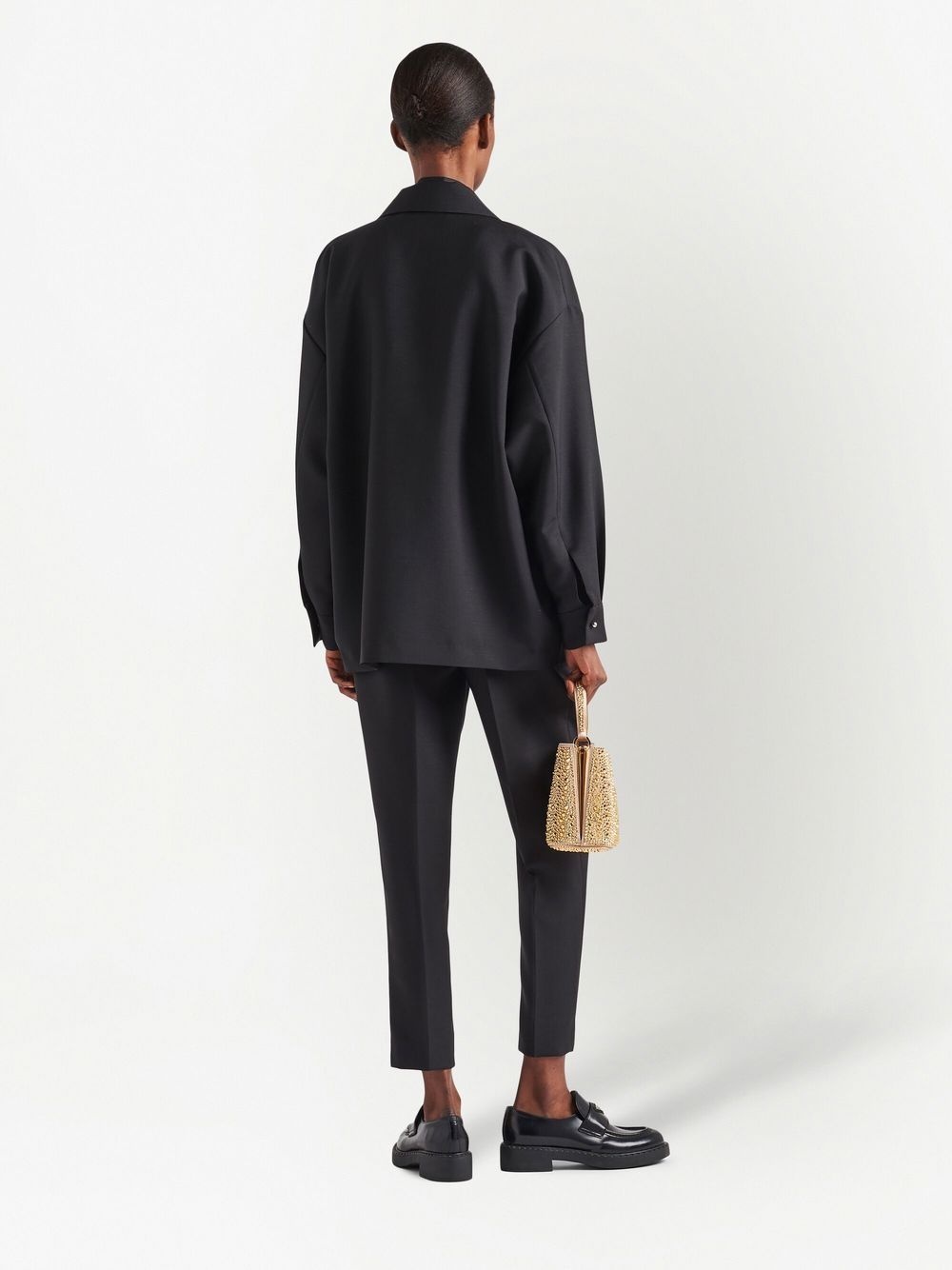 logo-print straight-leg trousers - 3