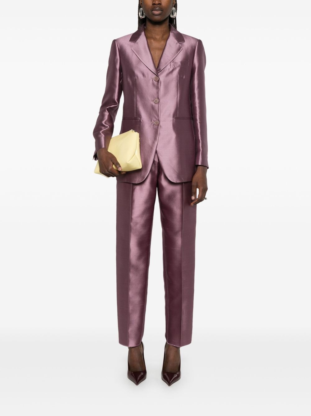 metallic-effect blazer - 2