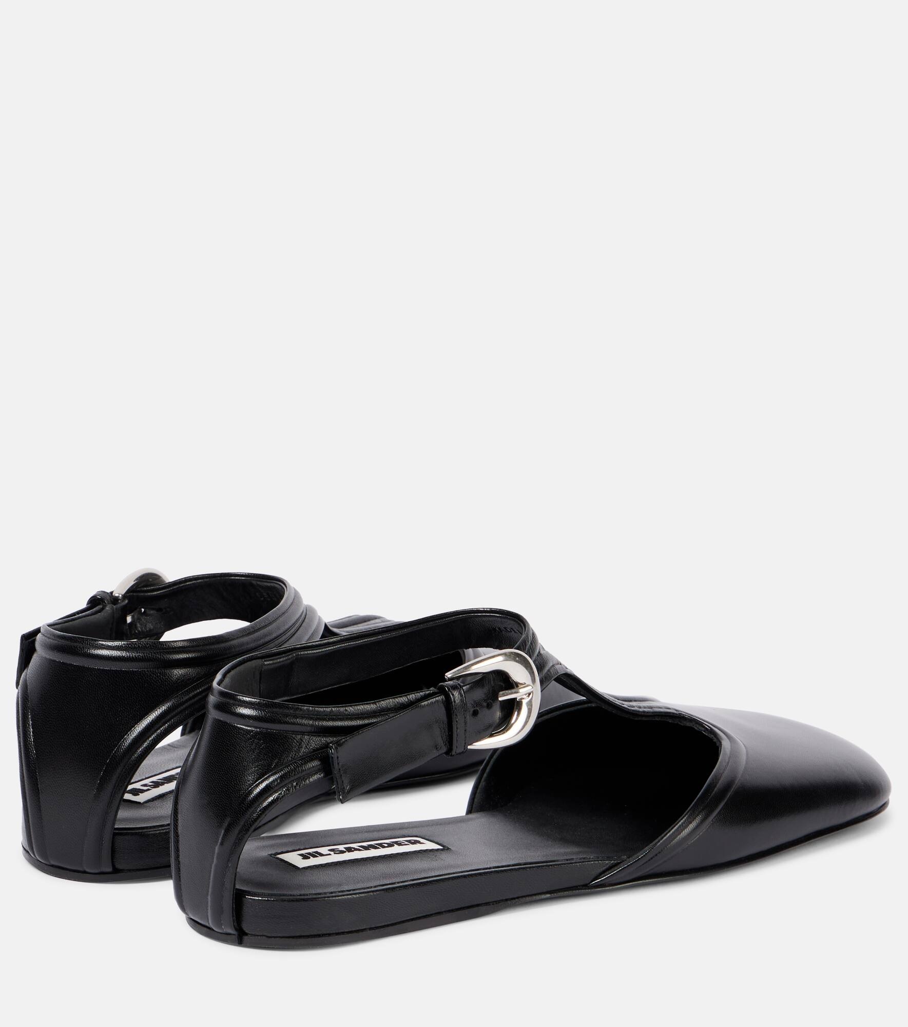 Leather Mary Jane flats - 2