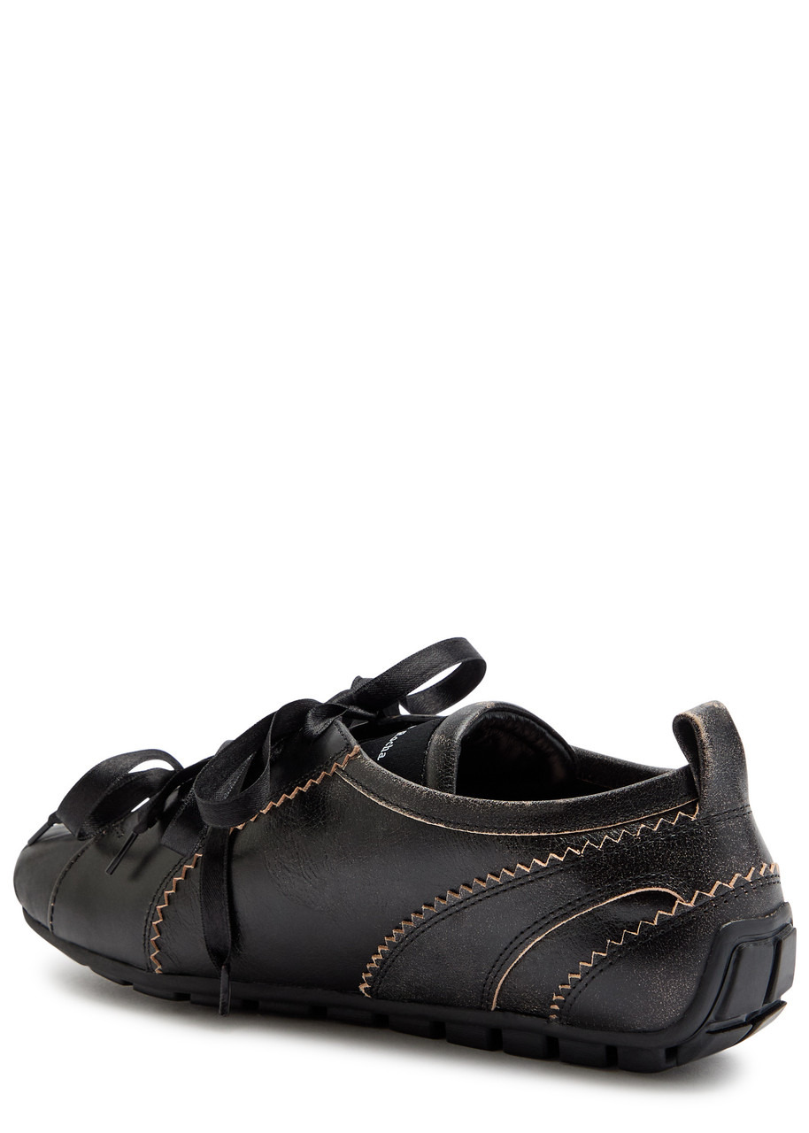 Simone Rocha Ballerina Grip Leather Sneakers - 2