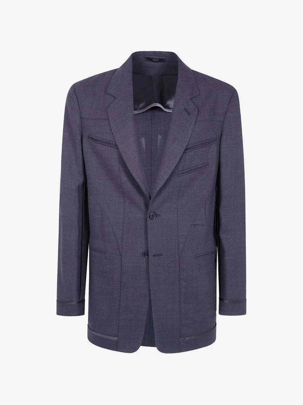 Cordonetto panelled wool blazer - 1