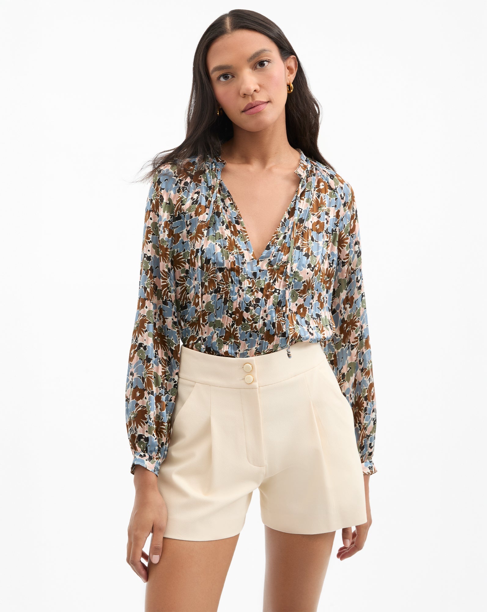 LINDS SILK BLOUSE - 2