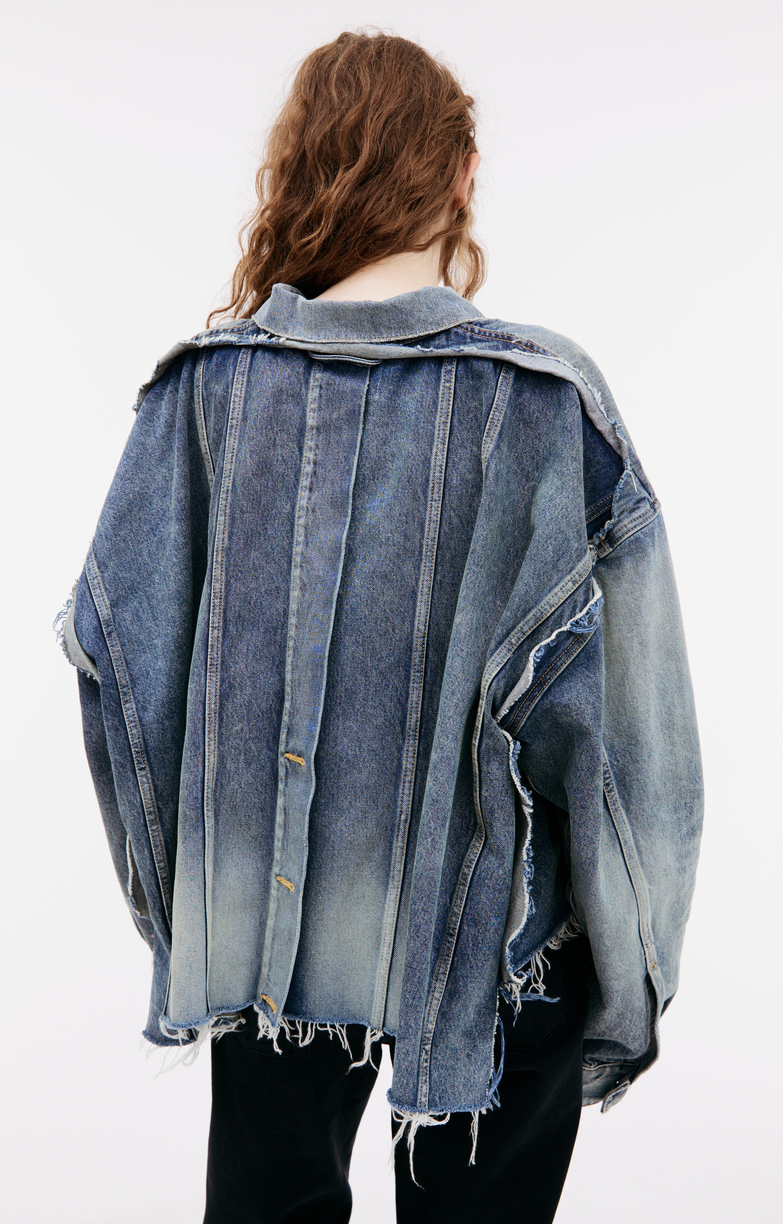 DENIM JACKET WITH BUTTONS - 5