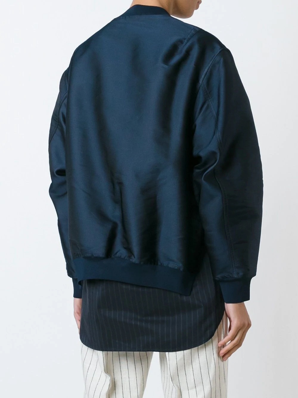 layered bomber jacket - 4