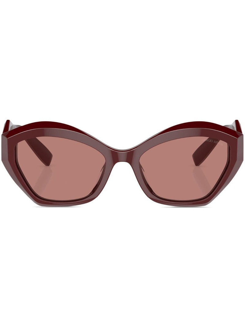 logo-plaque tinted-lenses sunglasses 1