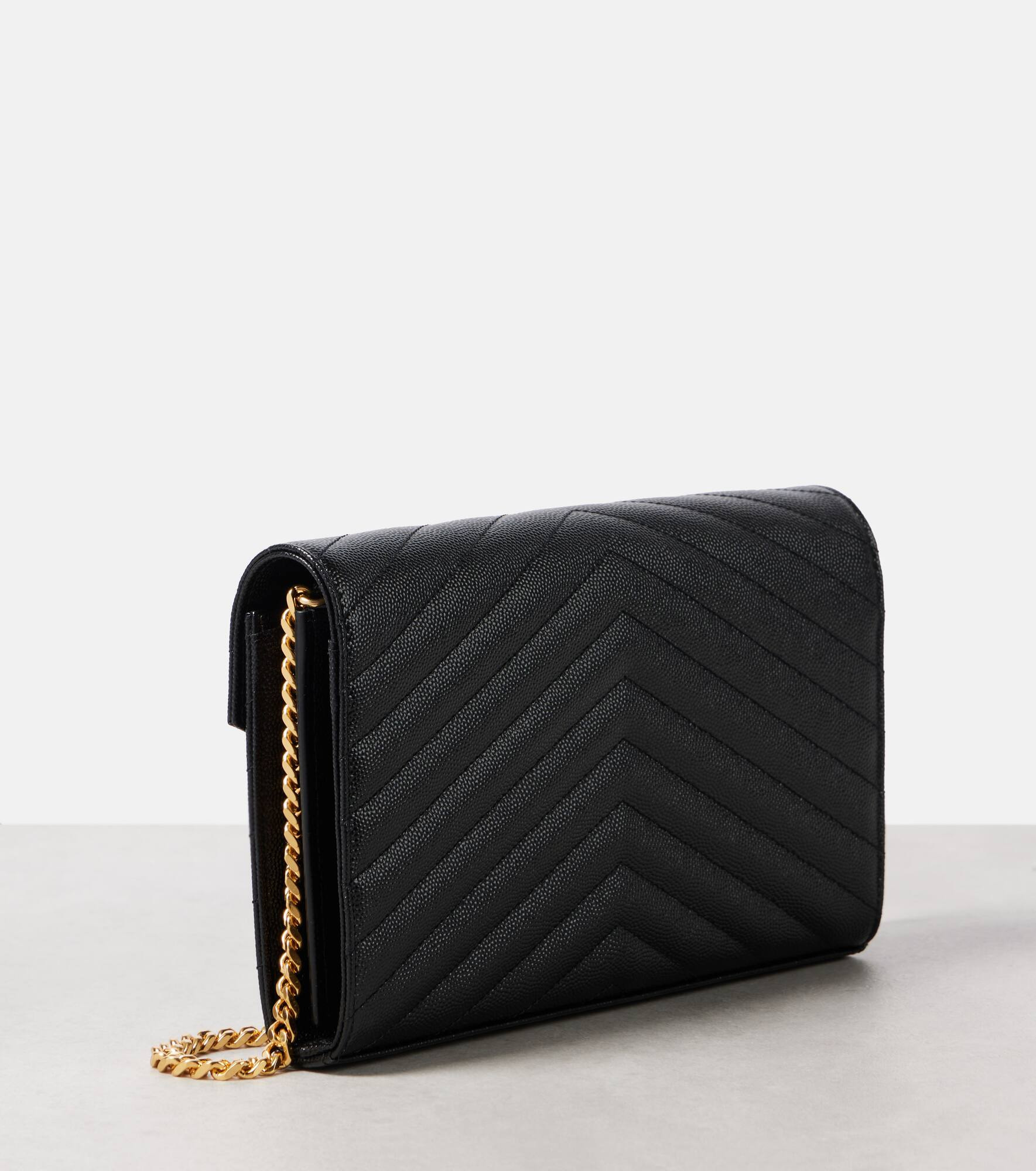 Cassandre matelassé leather wallet on chain - 4