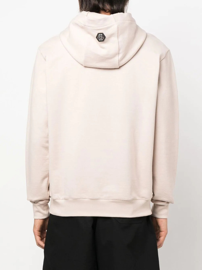 logo-print pullover hoodie 4