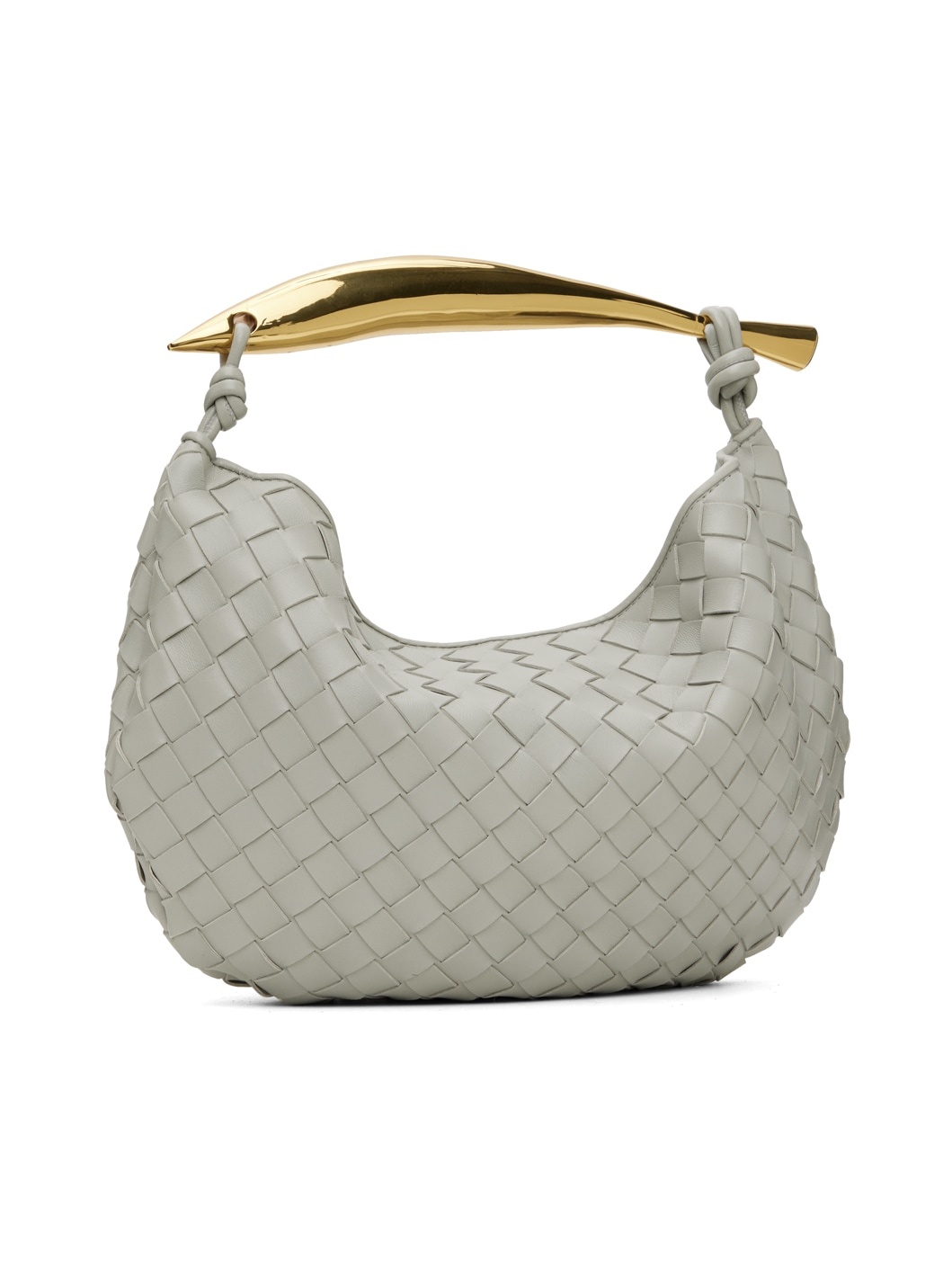 Gray Sardine Top Handle Bag - 3