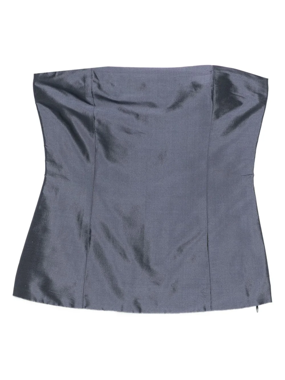 panelled strapless top - 1