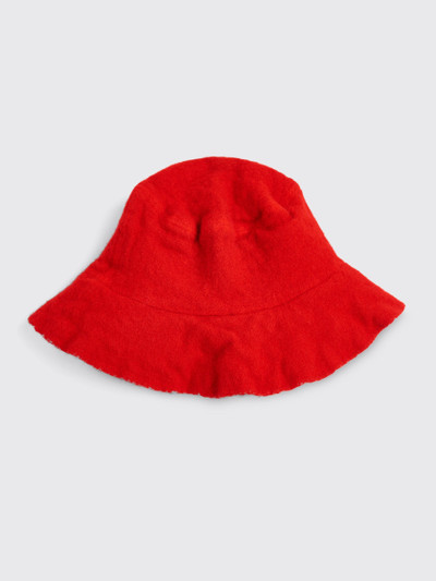 Comme Des Garçons COMME DES GARÇONS SHIRT WOOL BUCKET HAT RED outlook