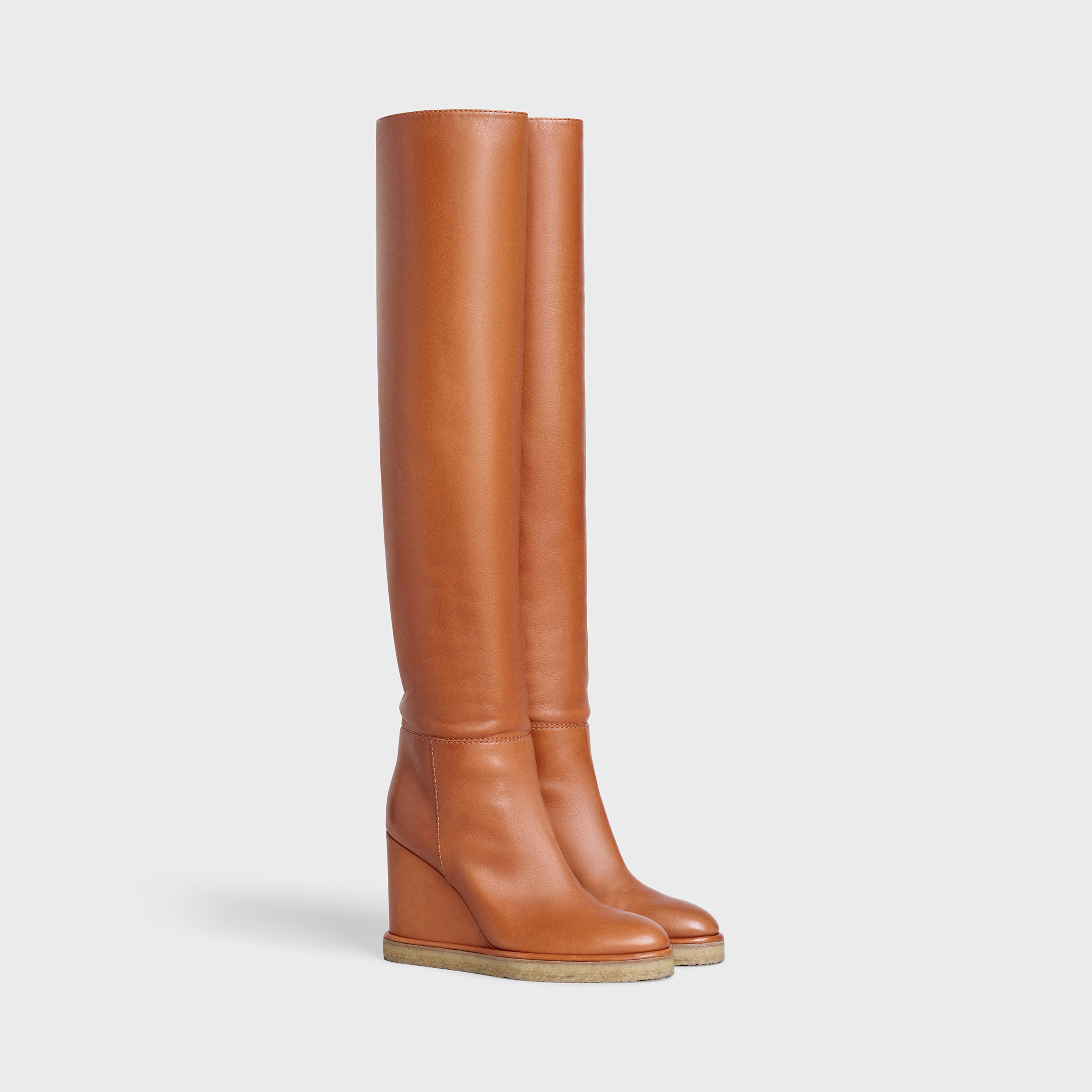 MANON WEDGE BOOT  IN  CALFSKIN - 2