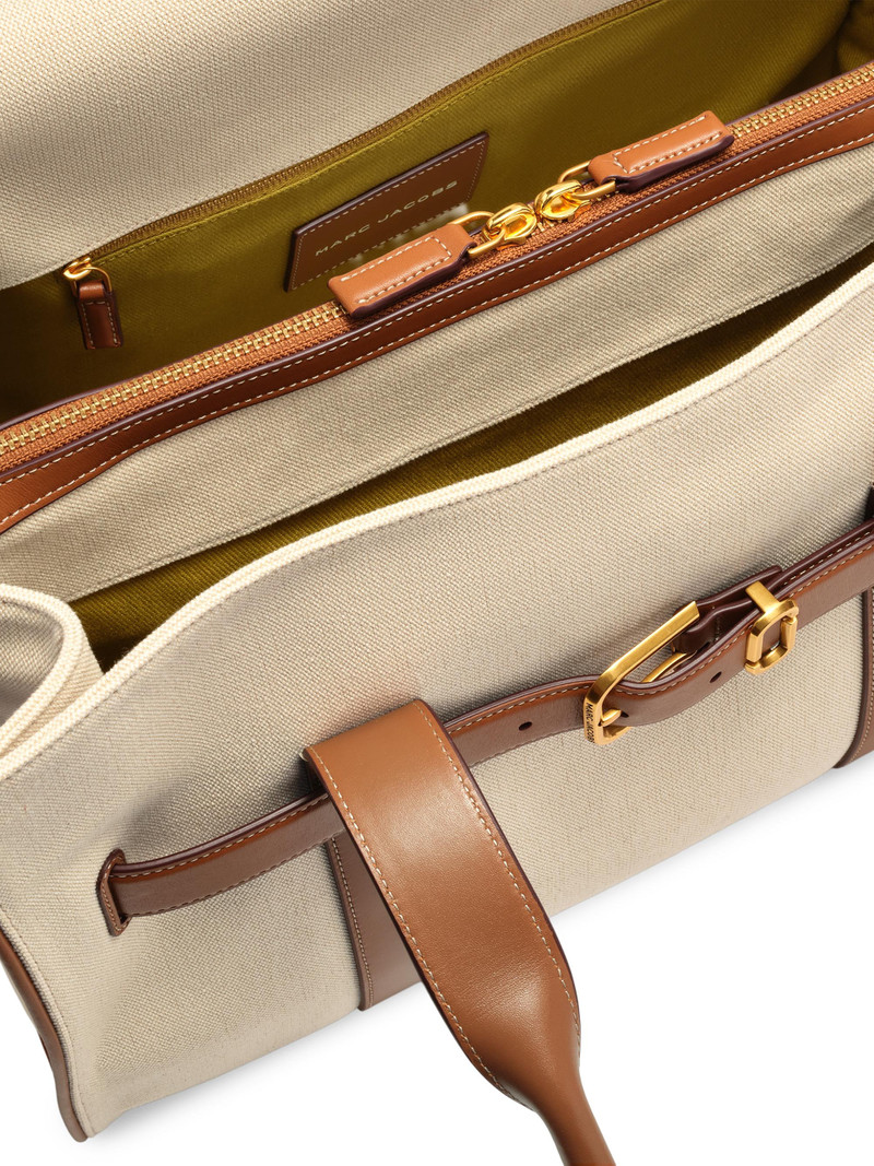 Women's The Dakota Canvas Tote Bag - Beige Argan Oil 4