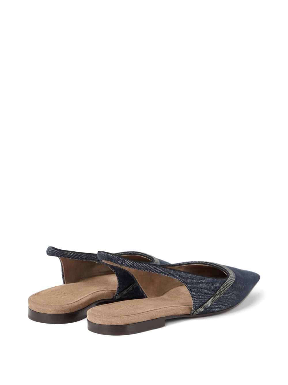 leather ballerina shoes - 3