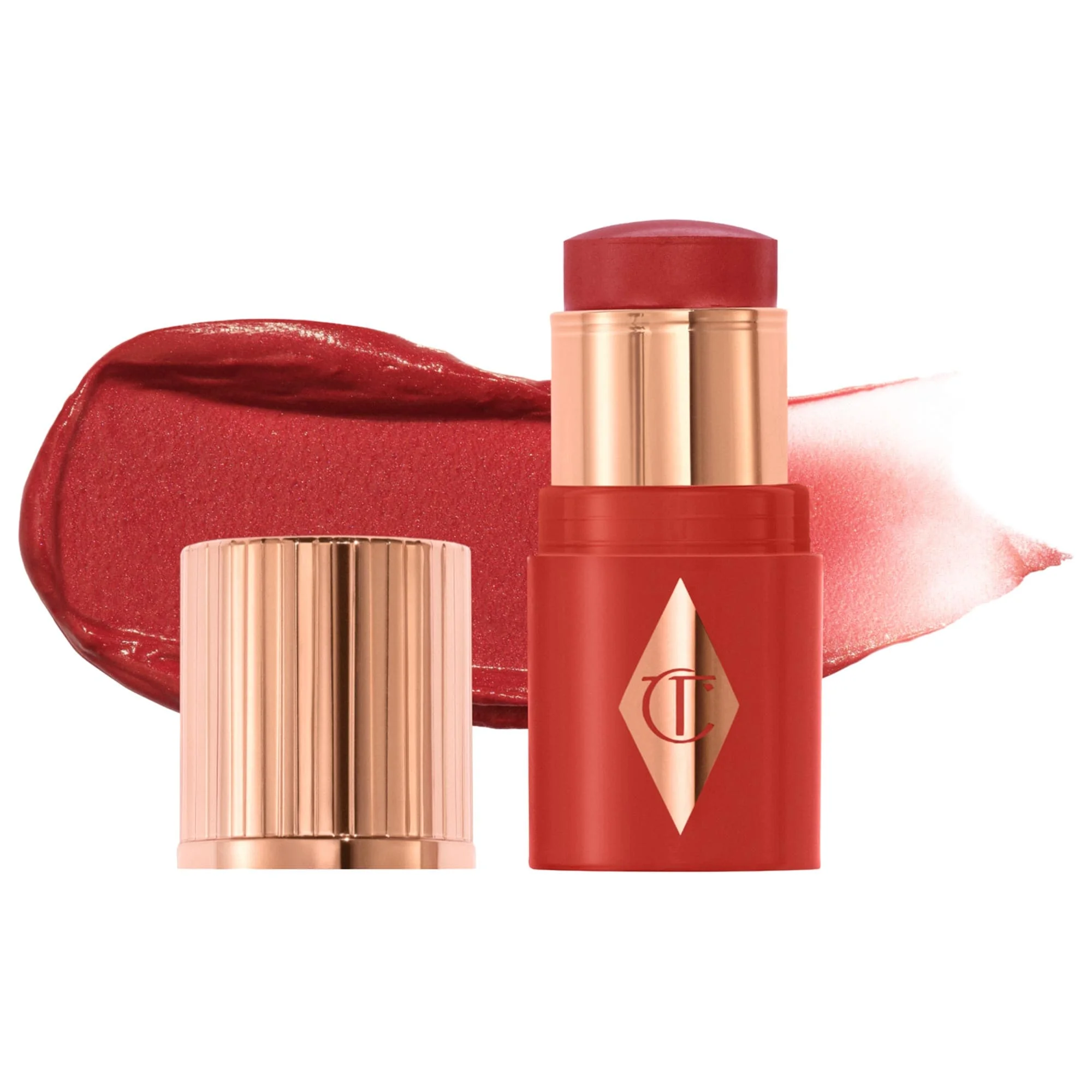 Mini Unreal Lip + Cheek Glow Blush Stick with Hyaluronic Acid - 1