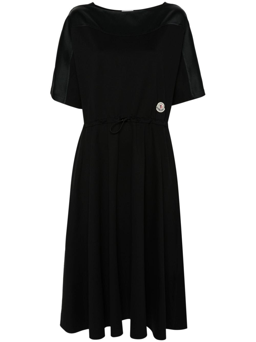 panelled A-line midi dress - 1