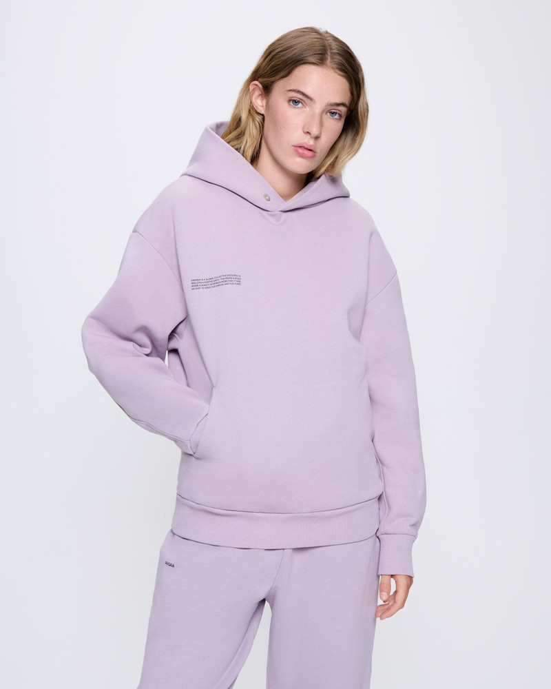 PANGAIA Womens DNA Hoodie - Raisin Purple outlook