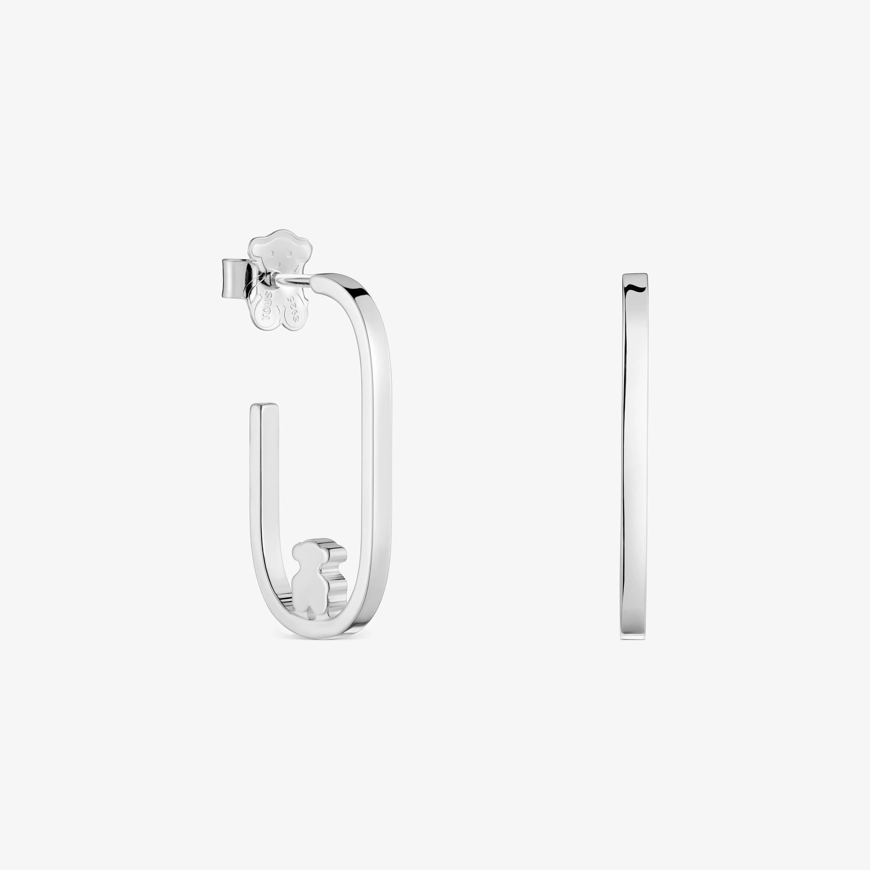 Silver Hoop earrings TOUS Camille - 1