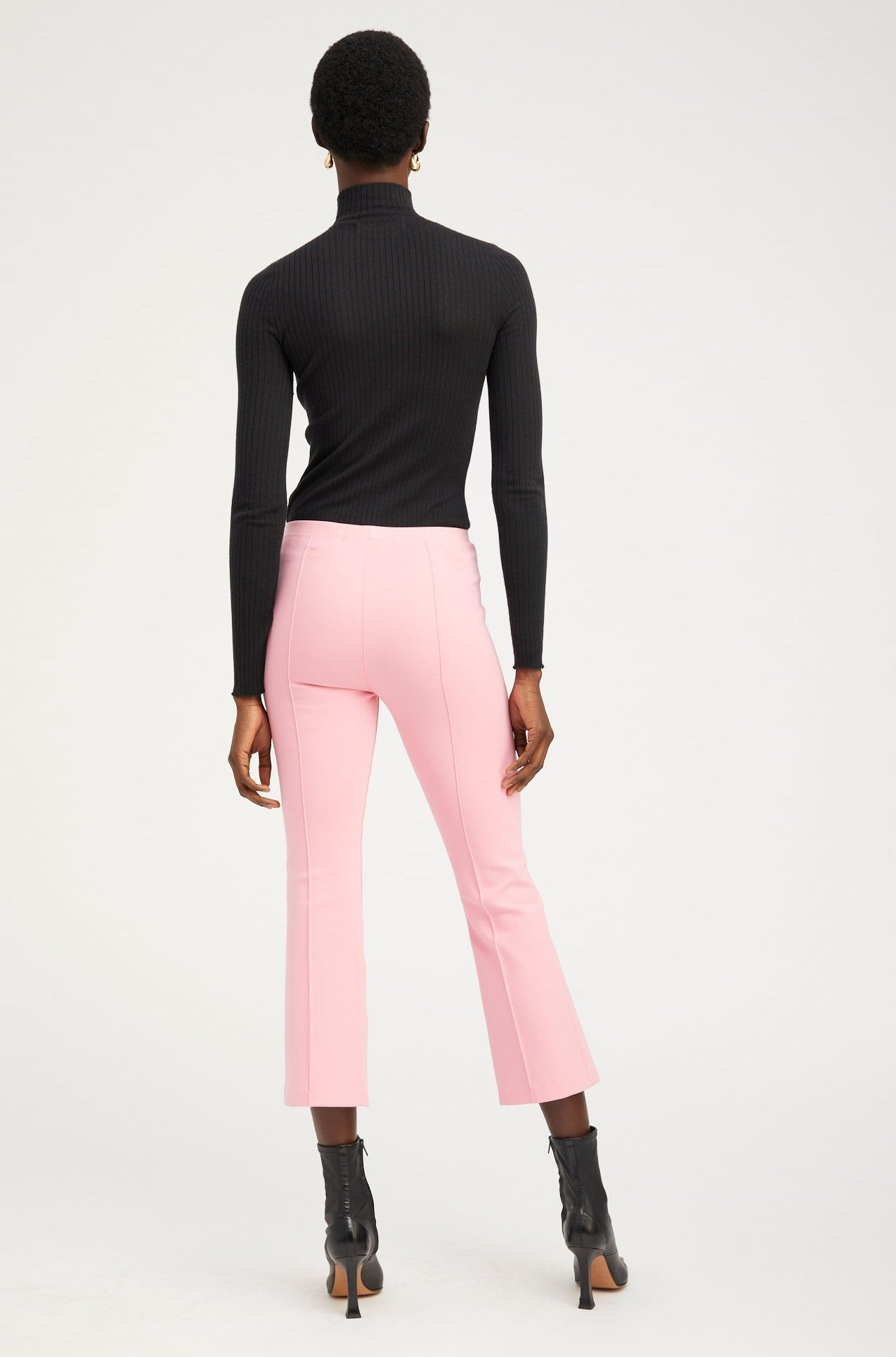 ROSE ANKLE FLARE PANTS WITH PINTUCKS - 3