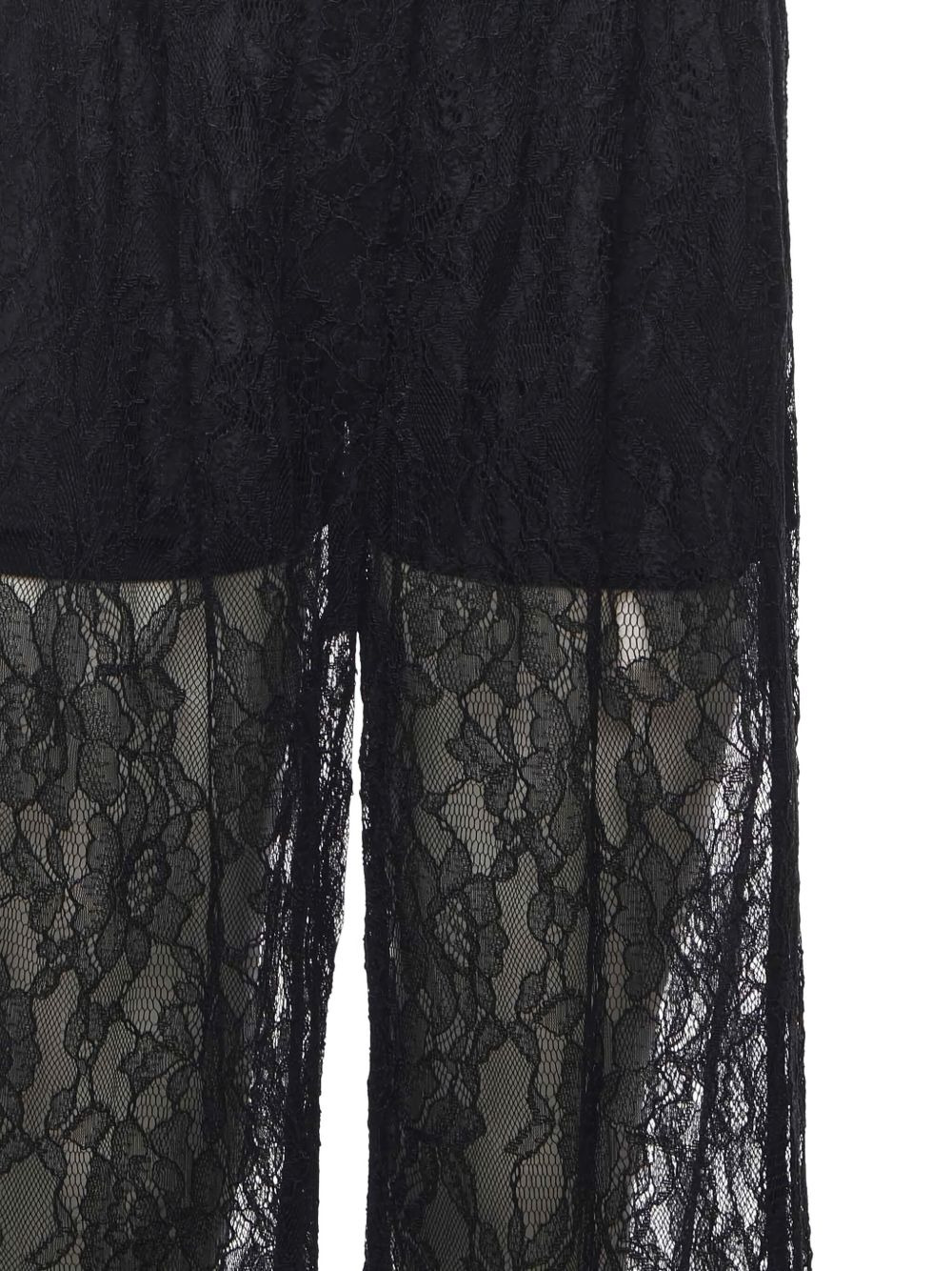 floral-lace trousers - 3