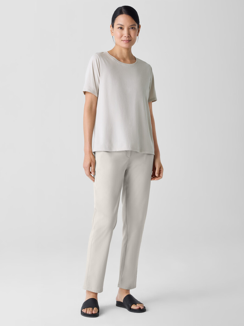 Organic Pima Cotton Jersey Round Neck Tee 3