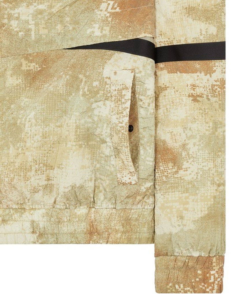 661E1 DISSOLVING GRID CAMO ON ECONYL® REGENERATED NYLON ECRU 5