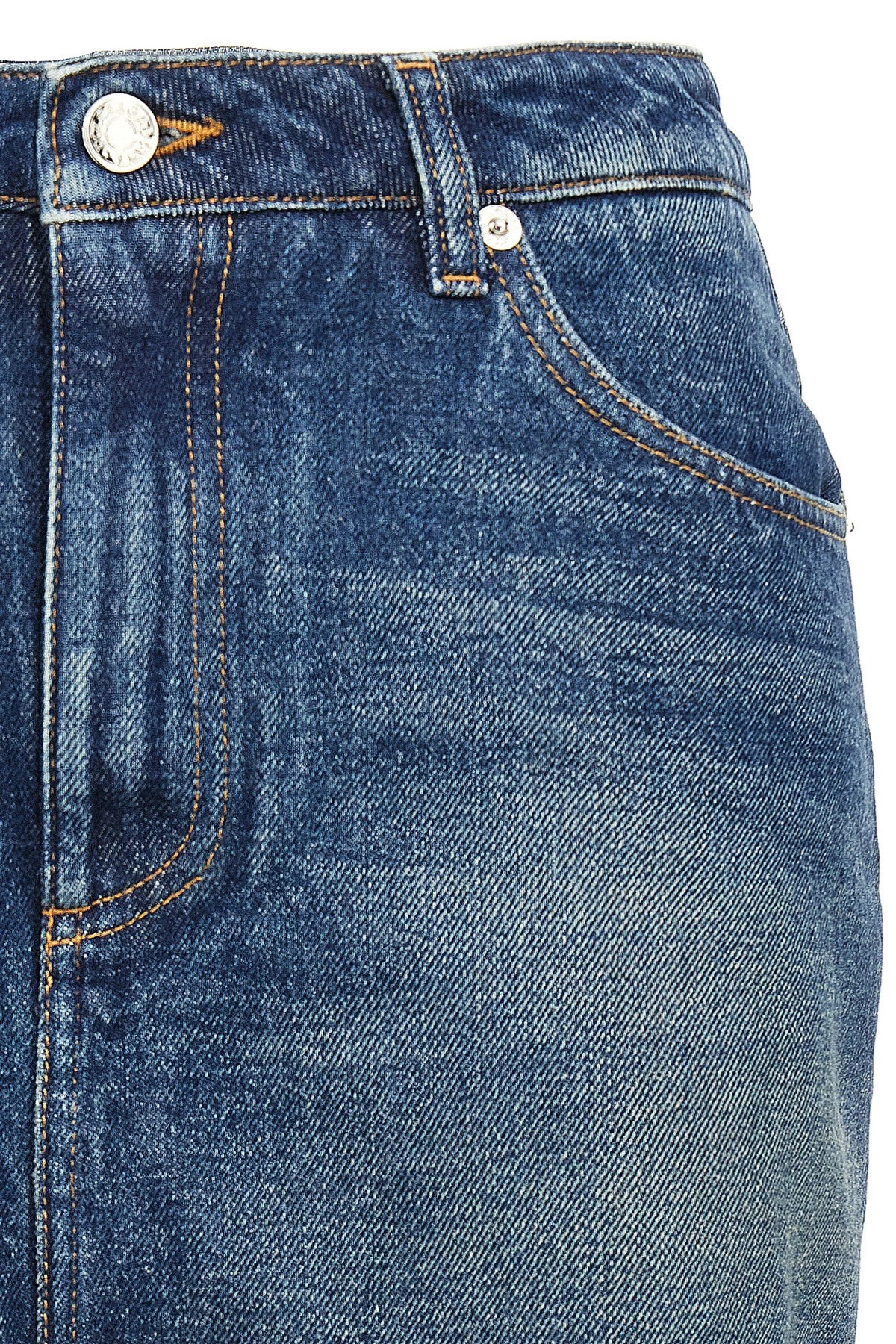 Denim mini skirt - 3