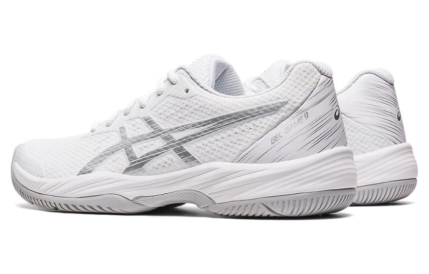 (WMNS) Asics Gel Game 9 'White Pure Silver' 1042A211-100 - 4