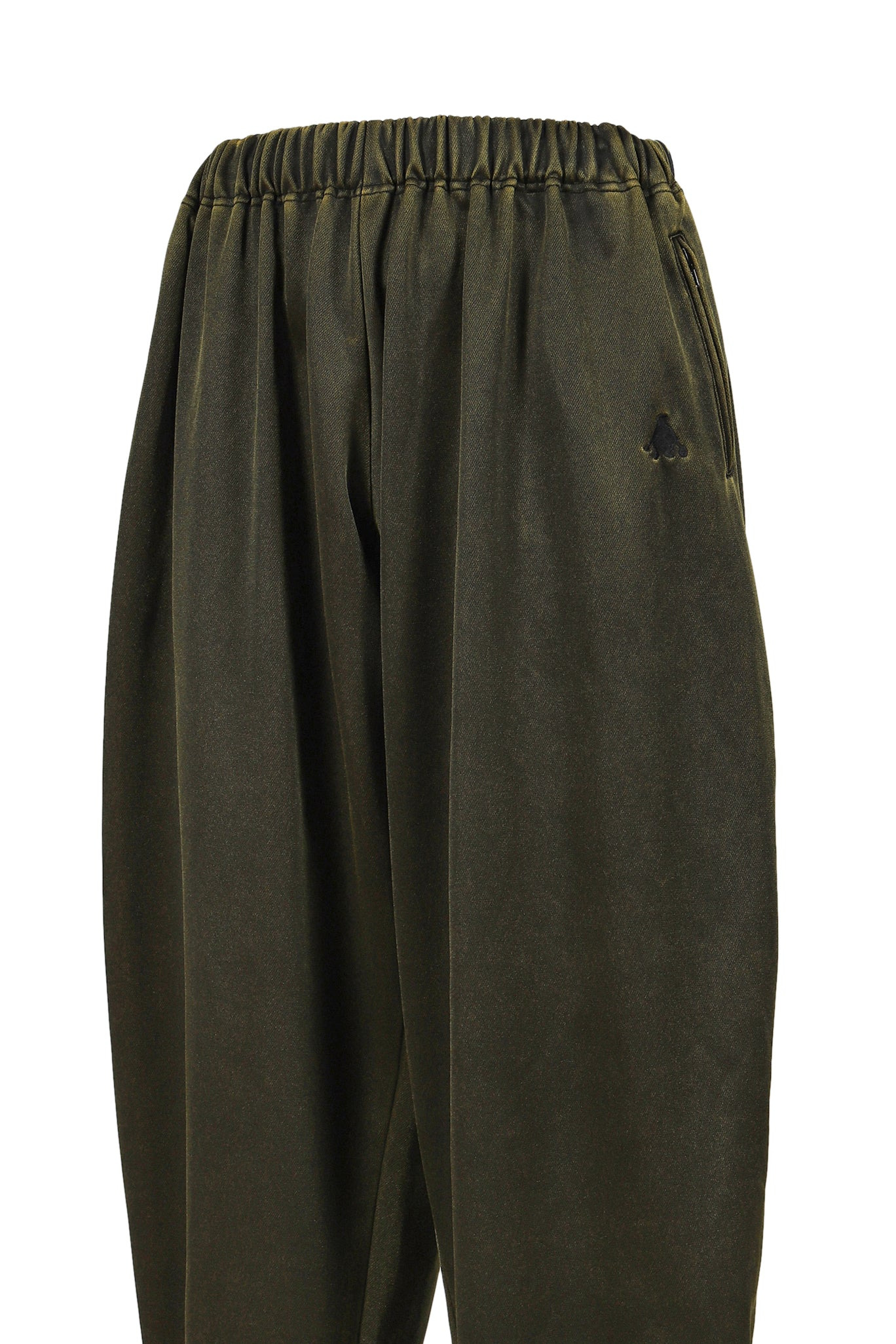 FADED BLACK TRACK PANTS / YEL - 10
