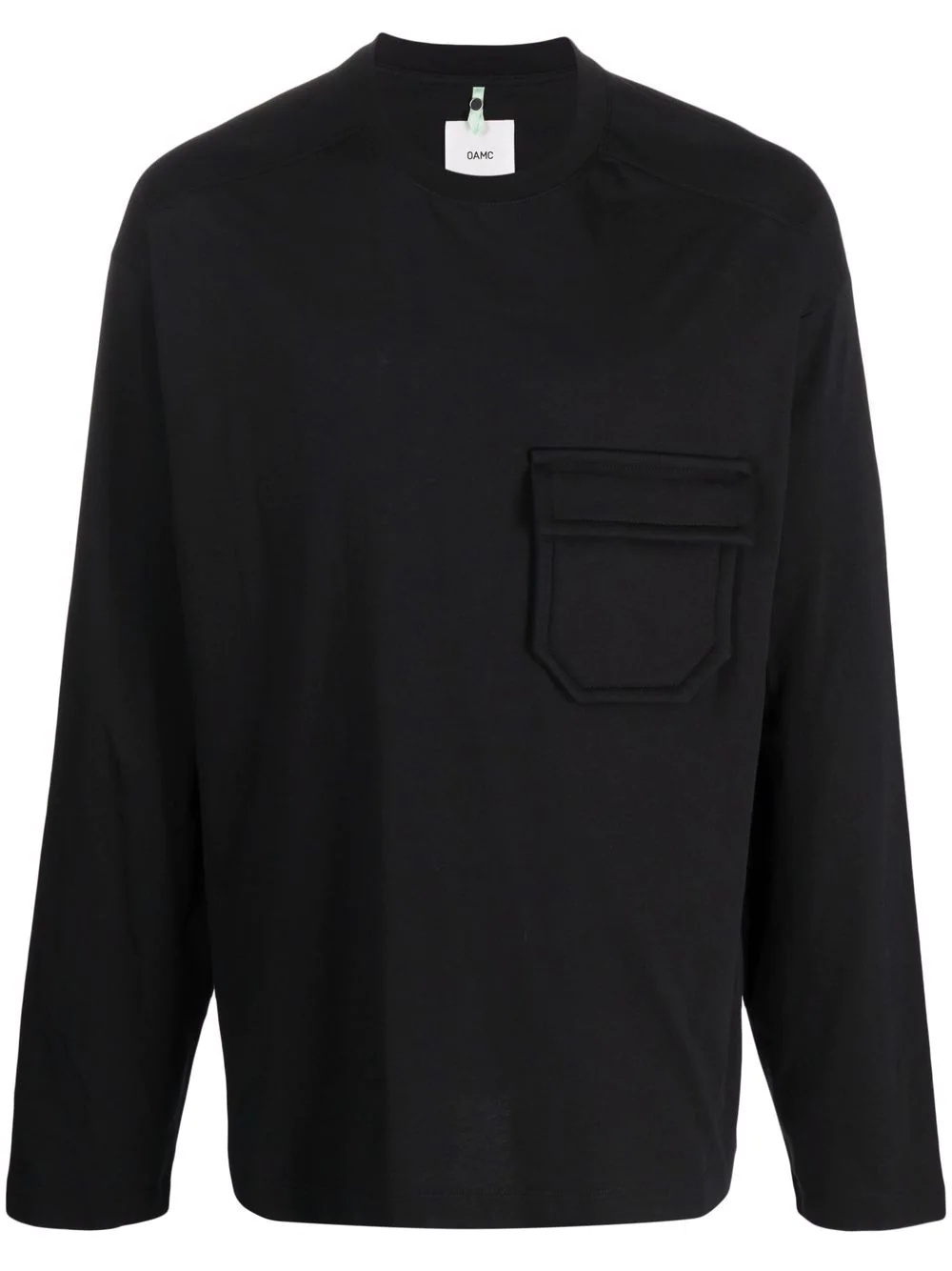 chest-pocket long-sleeve T-shirt - 1