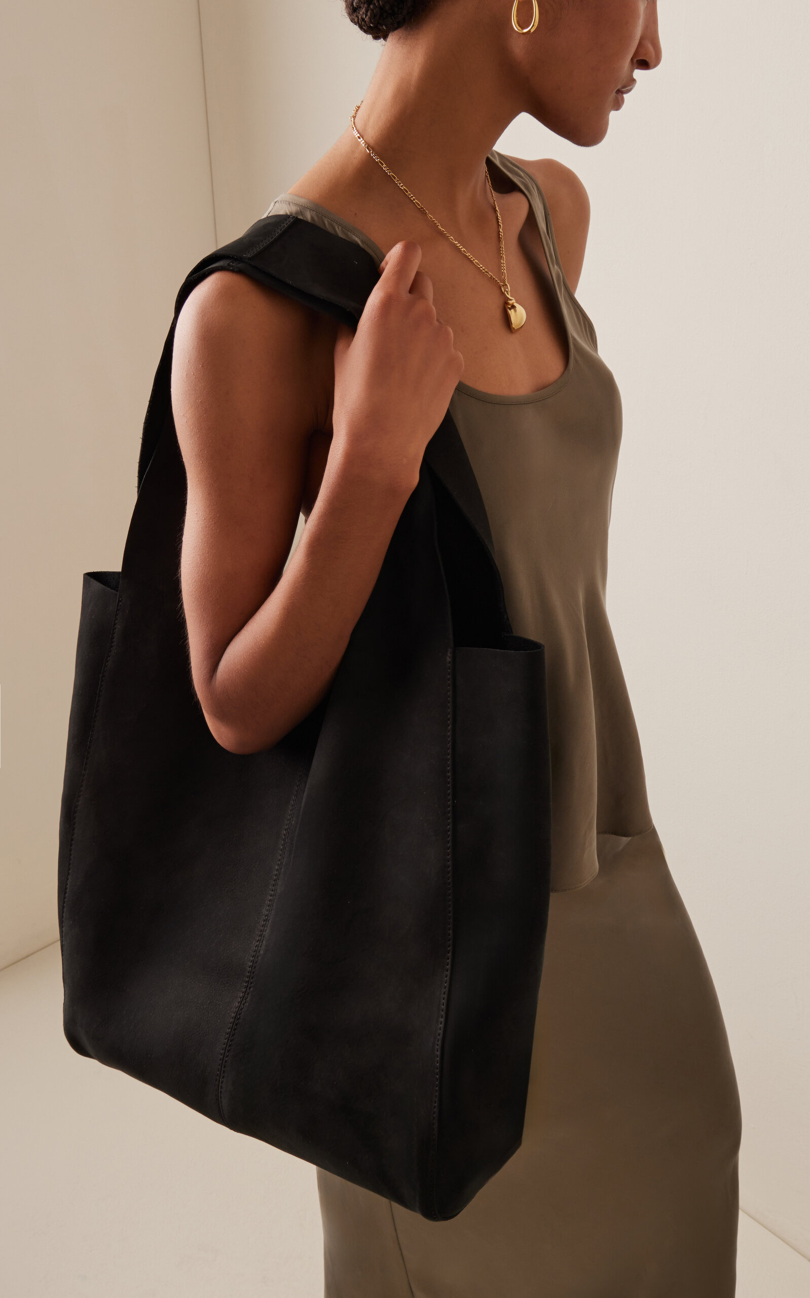Soft Suede Tote Bag black - 2