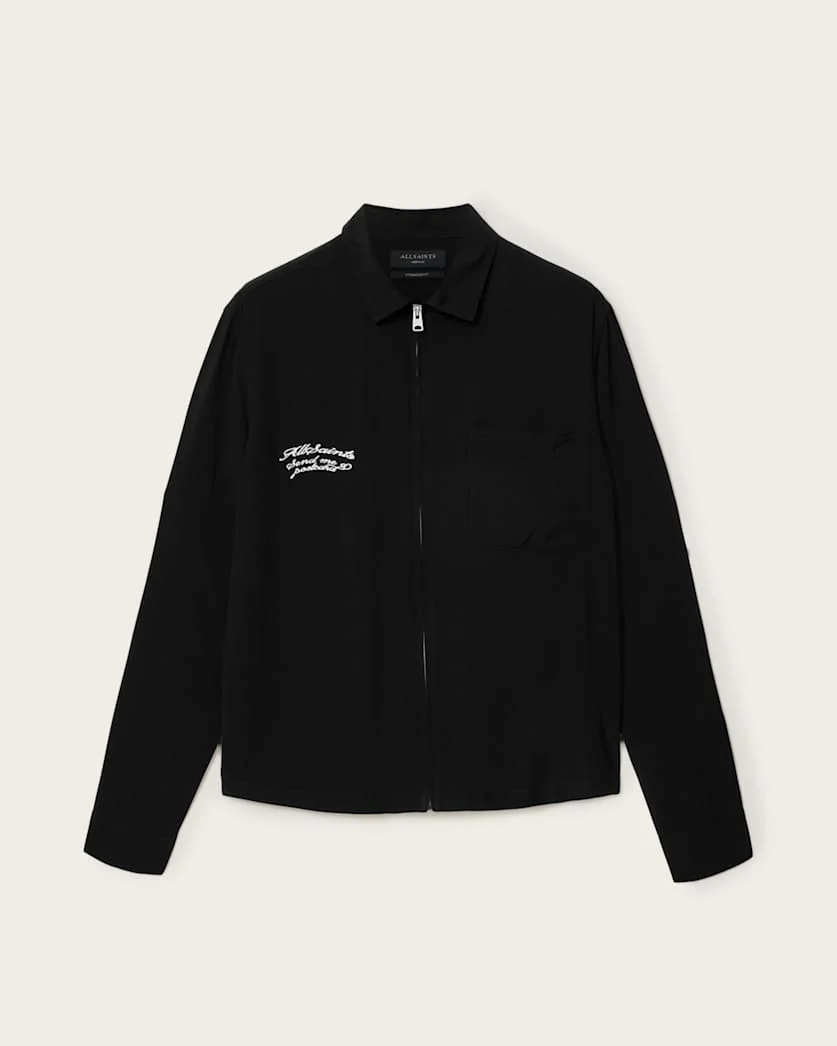 BUCK OVERSIZED EMBROIDERED LONG SLEEVE JACKET - 1