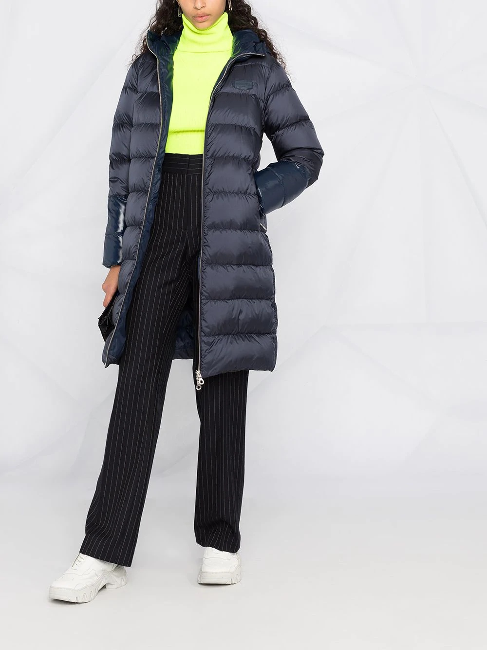 mid-length puffer coat - 2