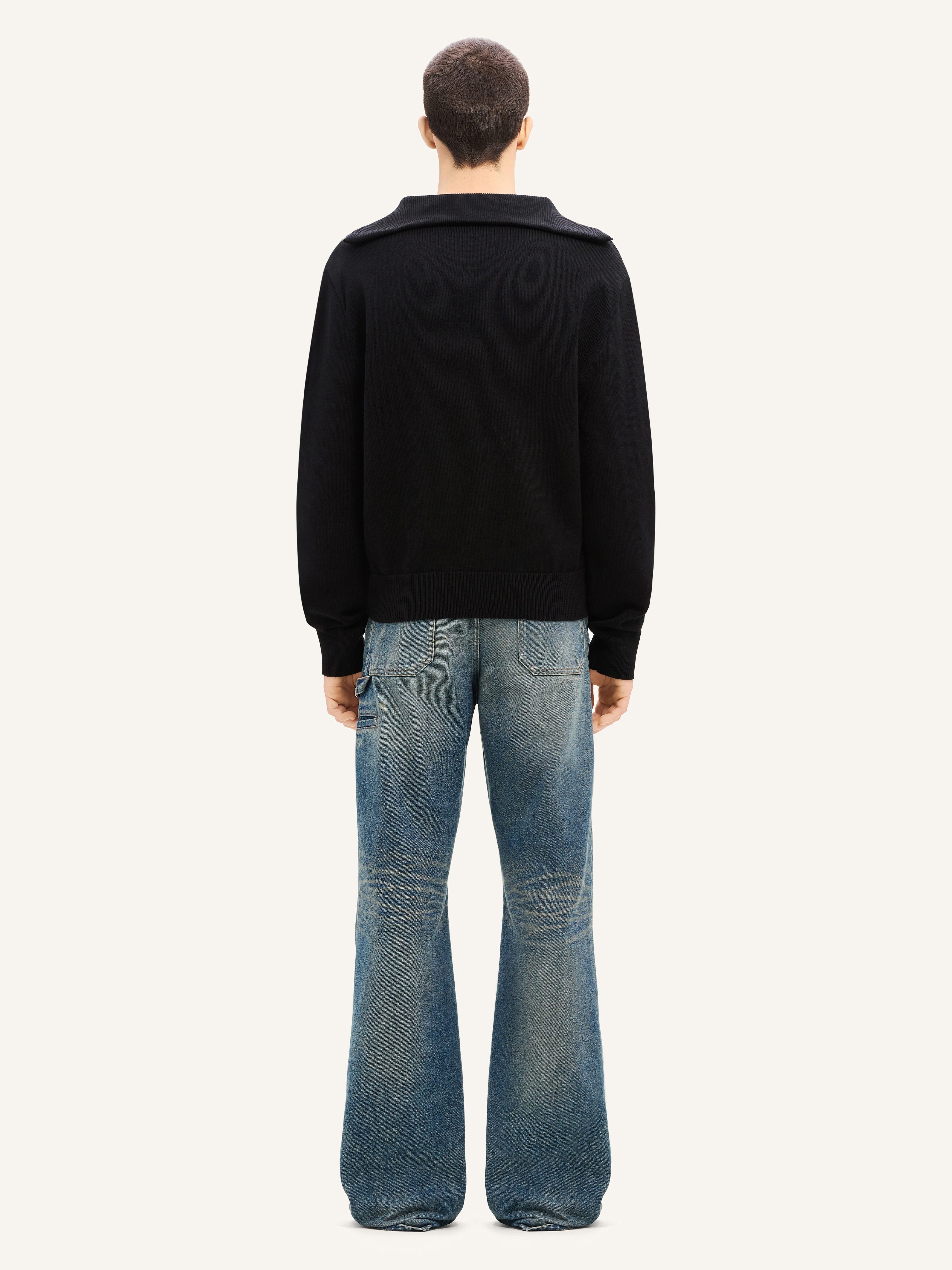 TRUCKER WOOL SWEATER - 5