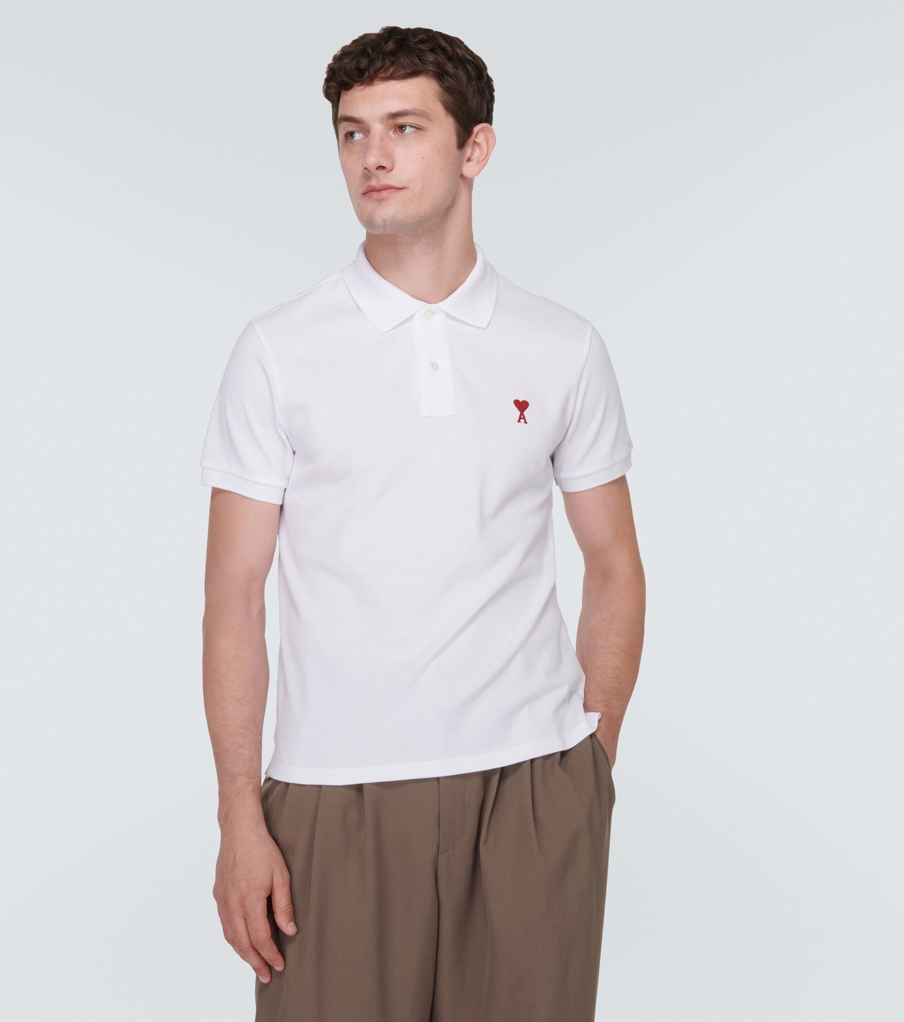 Ami de Cœur cotton piqué polo shirt - 3