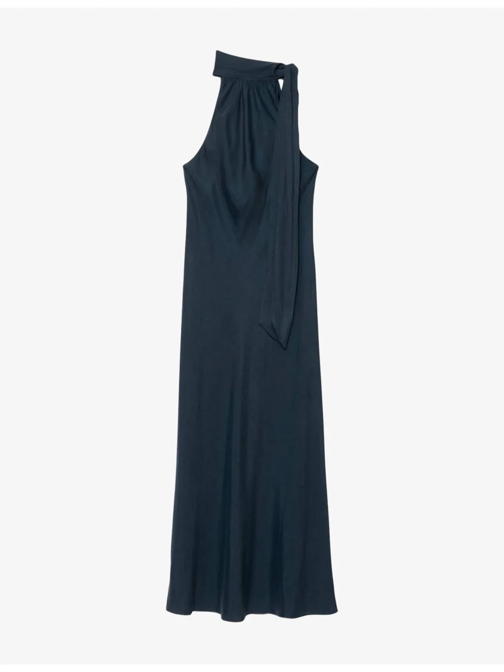 Beril High-Neck Silk-Blend Maxi Dress - 1