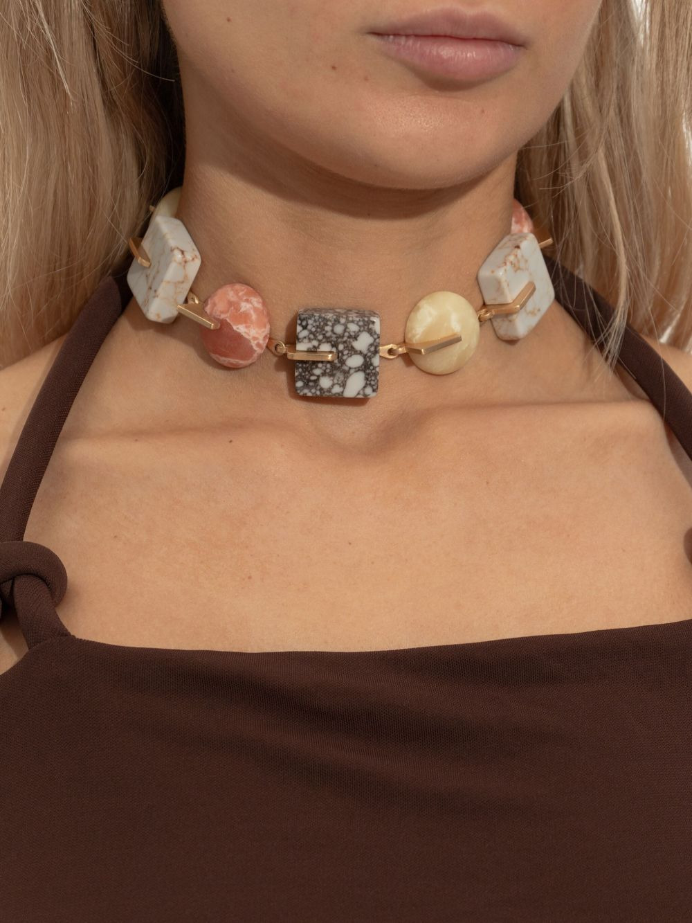 Laguna stone-gold necklace - 2